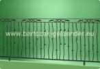 Balcony railing aus Metall galvanized Berlin, Prenzlau, Neuruppin, Oranienburg, Bernau bei Berlin, Stendal, Potsdam, Brandenburg an der Havel, Jüterborg, Luckenwalde, Cottbus, Lutherstadt, Wittenberg, Pulverbeschichtet, Balcony railing Schmiedeeisen, Anthrazit mit Glass, Lochblech als Kit aus Polen