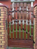 wooden garden fence