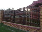 wooden garden fence