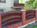 wooden garden fence