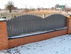 wooden garden fence