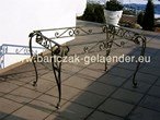 Garden furniture metal antique
