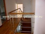 stainless steel railings mit Wooden handrail Potsdam