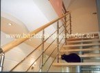 stainless steel railings, Wooden handrail - Flensburg, Schleswig, Kiel