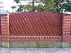 wooden garden fence