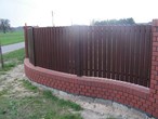 wooden garden fence