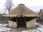 Gartenpavillon Holz mit Reetdach